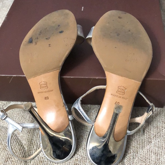 🌺HIGH HEELS DOMENICO VACCA SANDALS SIZE 40 - Picture 7 of 8